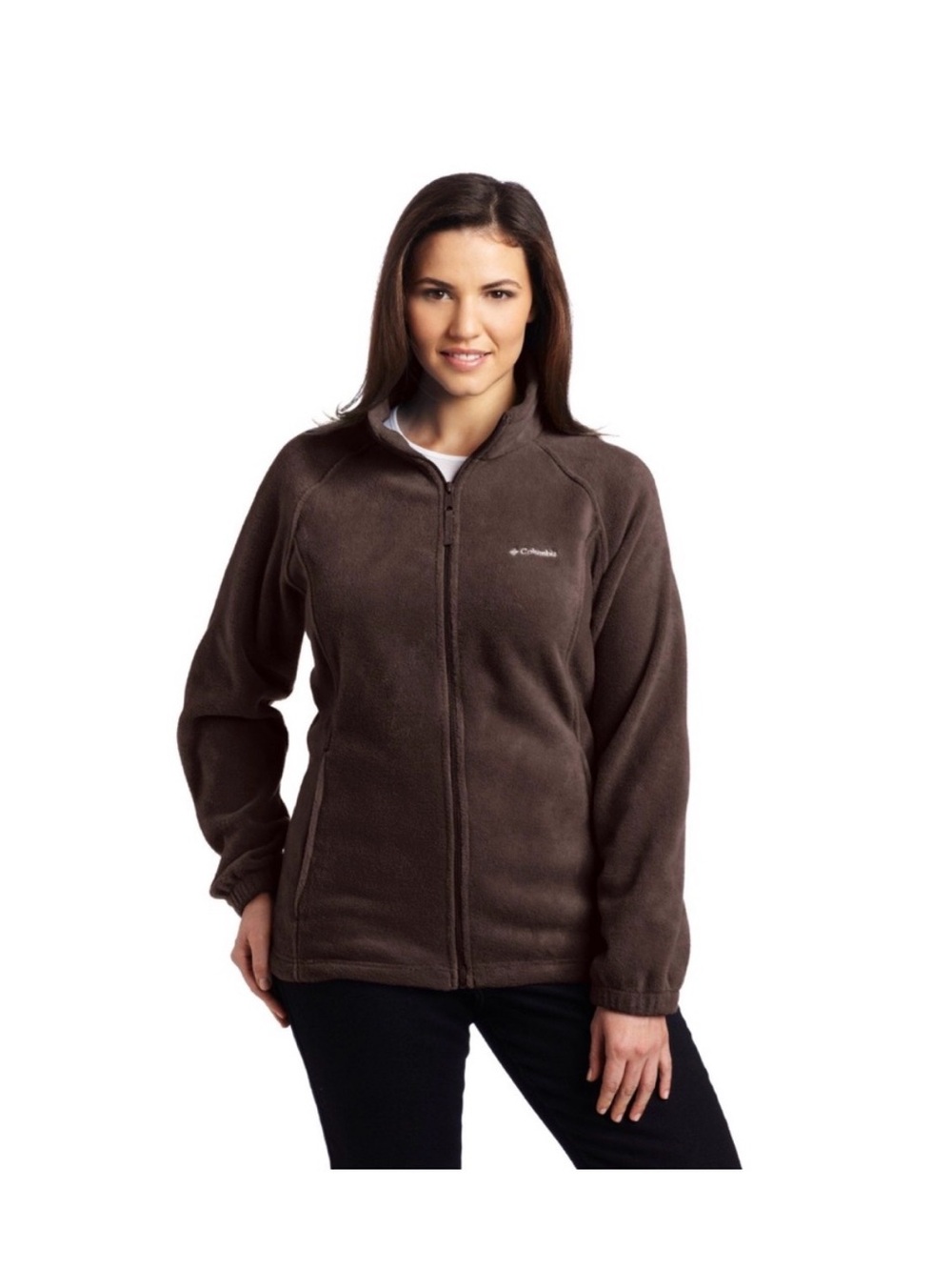 Columbia Black Fleece Zip Up Jacket